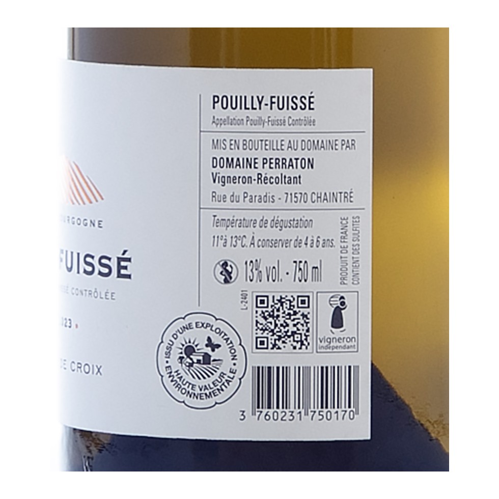 Pouilly-Fuissé bourgogne wijn